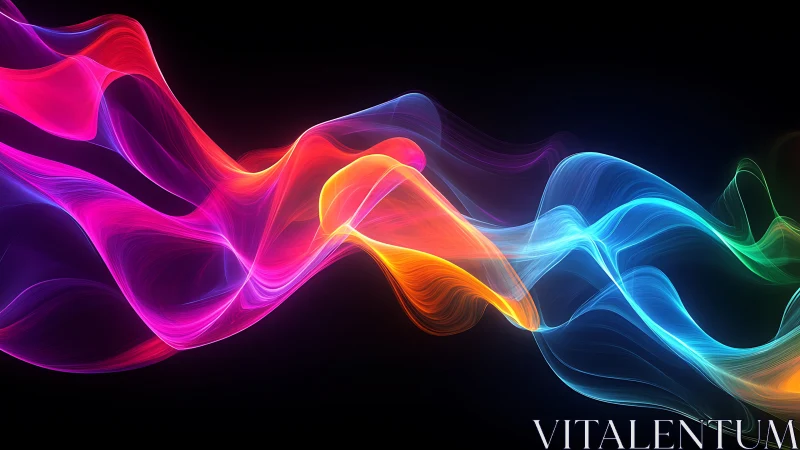 Spectral fluid dynamics of multicolor luminous wavefronts.