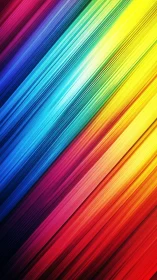 Diagonal spectrum lines form multicolored abstract gradient