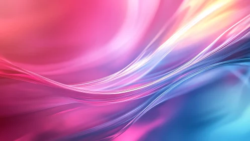 Iridescent neon waves in flowing abstract gradient space.