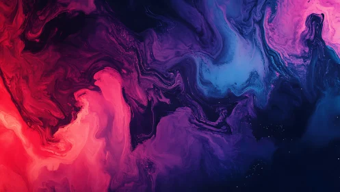 Chromatic fluid dynamics in high-saturation nebular fields.