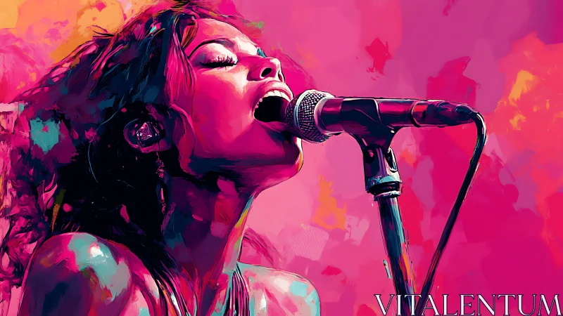 Vibrant singer pours raw emotion into a live performance.