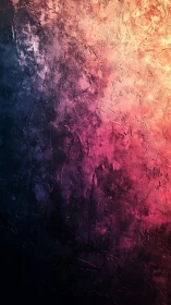 Chromatic roughcast gradient with luminous thermal contrast.