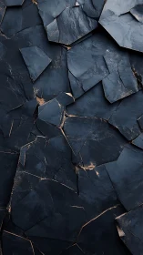 Midnight stone mosaic with softly fractured textures.
