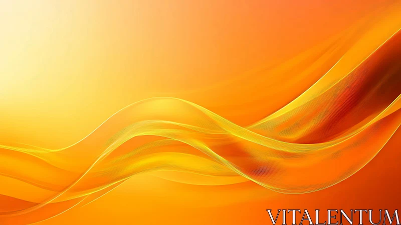 Sunlit Amber Waves Dancing Across a Tangerine Horizon.