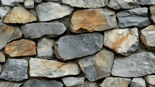 Rough Stone Wall Texture with Natural Gray and Tan Tones.