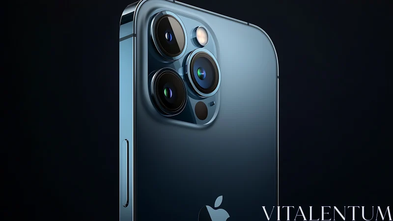 Premium smartphone with quad camera system featuring advanced optical configuration