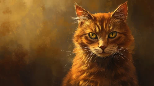 Golden Guardian Stares Back With Luminous Intent