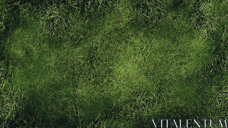 Emerald lawn tapestry forming a soft storybook clearing.