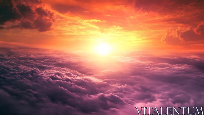 Hyper-saturated stratospheric cloudscape under intense solar flare