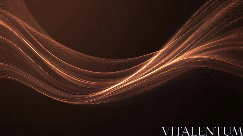 Copper light rivers drift gracefully across silent dusk