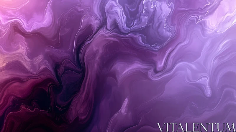 Chromatic magenta fluid dynamics in layered digital marbling.