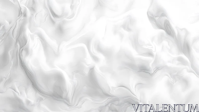 Soft White Marble Texture with Fluid Abstract Patterns.