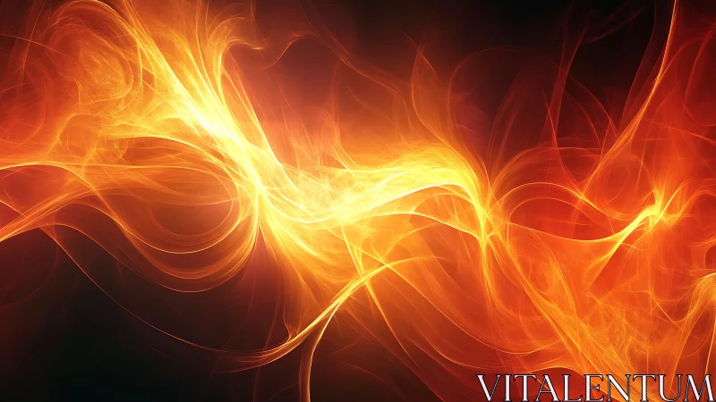 Dynamic Luminescent Waves: Radiant Energy Flow Abstract.