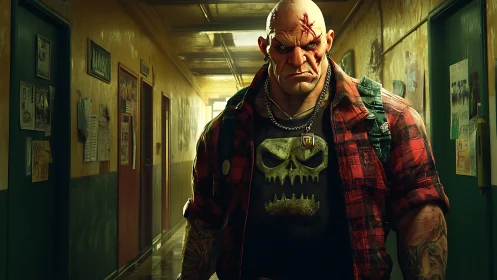 Tough hallway wanderer carries fierce style and bold story