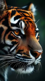 Amber-eyed jungle monarch in razor-sharp quiet focus.