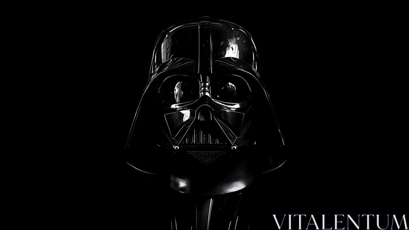 High-contrast helmet portrait using low-key directional lighting