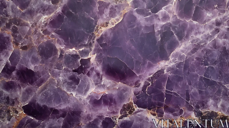 Amethyst crystal slab with irregular fractures and translucent zoning