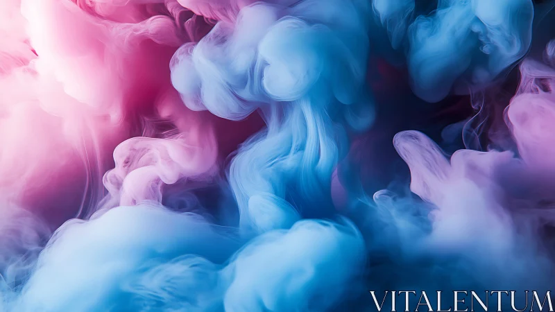 Digital painting of pastel vapor plumes in soft gradient field.