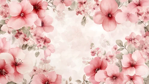 Soft Bloom Garden: A Gentle Floral Haven.