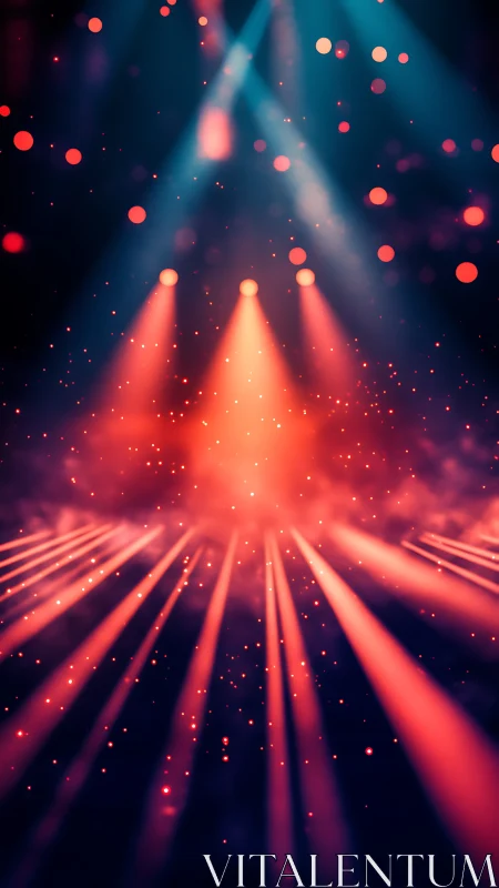 Radiant stage lights pour warmth into a dreamy night glow