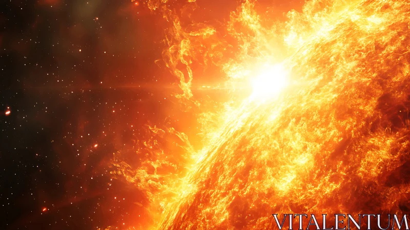 Solar surface erupts with intense coronal firestorm detail