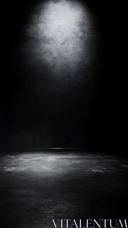 Soft spotlight welcomes a quiet stage of textured shadow