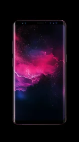 Neon Nebula Erupts: Magenta Storm Electrifies Glass.