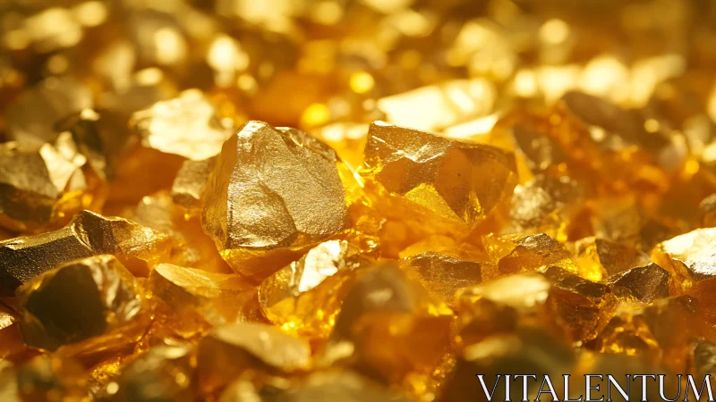 Macro optical study of raw crystalline gold nugget surfaces.