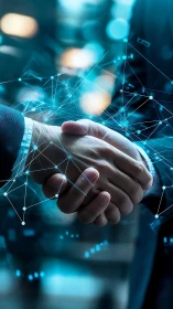 Digital Network Handshake: Bilateral Connection Protocol Visualization