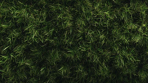 Dense Grass Texture with Variable Illumination and Chromatic Stratification.