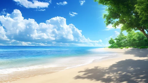 Paradise Beach Awaits: Pristine Sands Meet Turquoise Waters