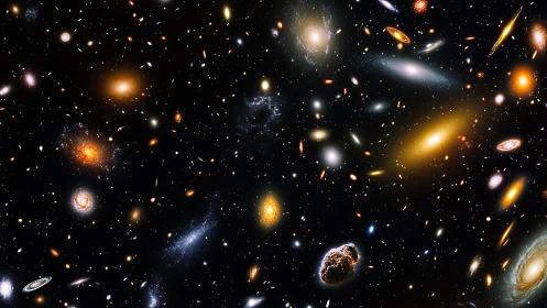 Gentle galaxy garden where distant star cities quietly glow.