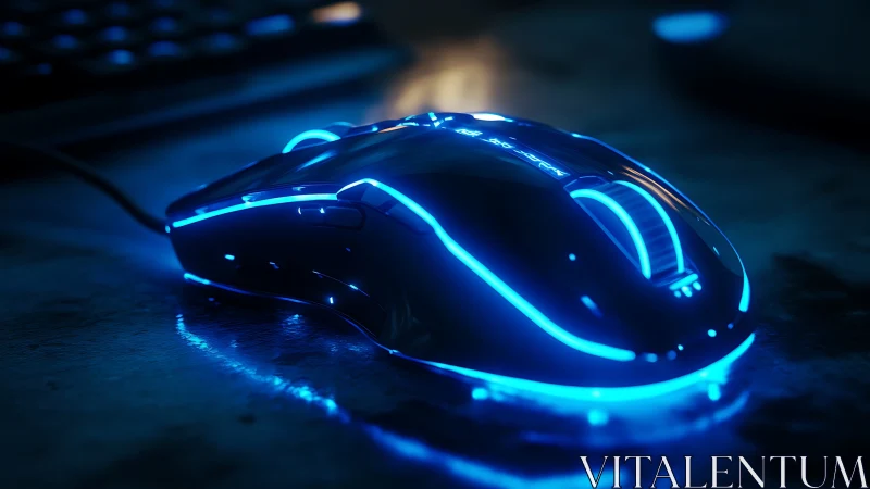 Neon gaming mouse hums like a tiny starship on standby