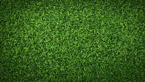 Endless green whisper: tightly woven grass carpet texture.