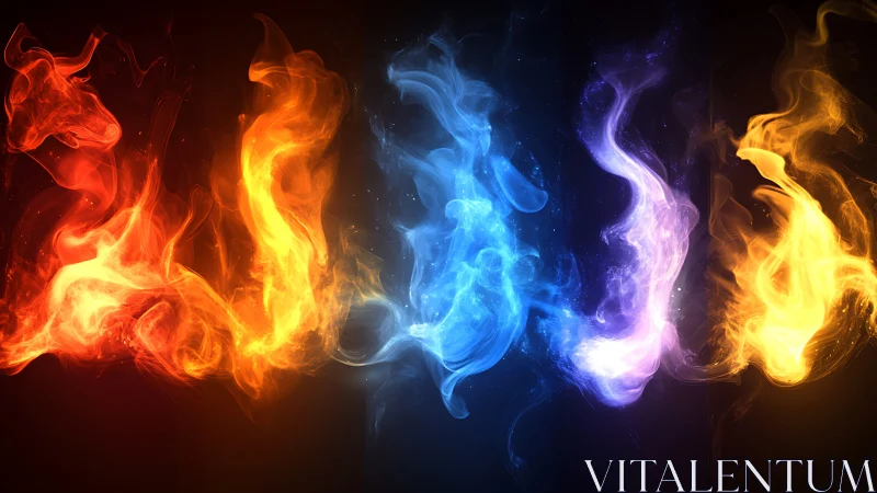 Chromatic Flame Manifestations Display Dynamic Spectral Energy