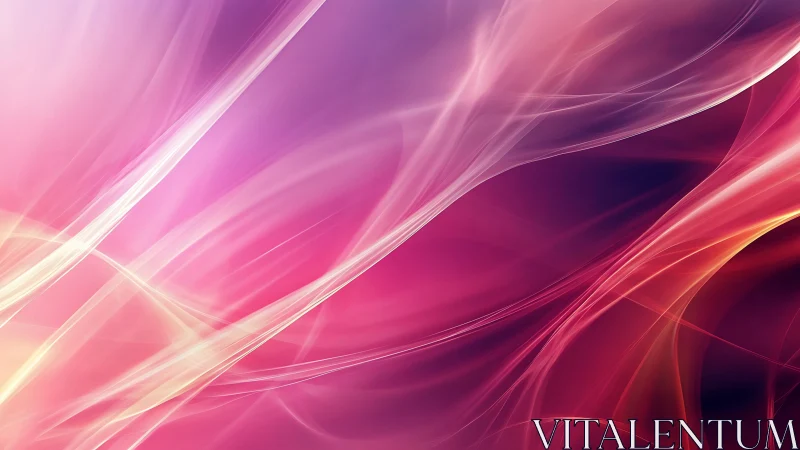 Soft pink and purple light waves flowing in gentle motion.