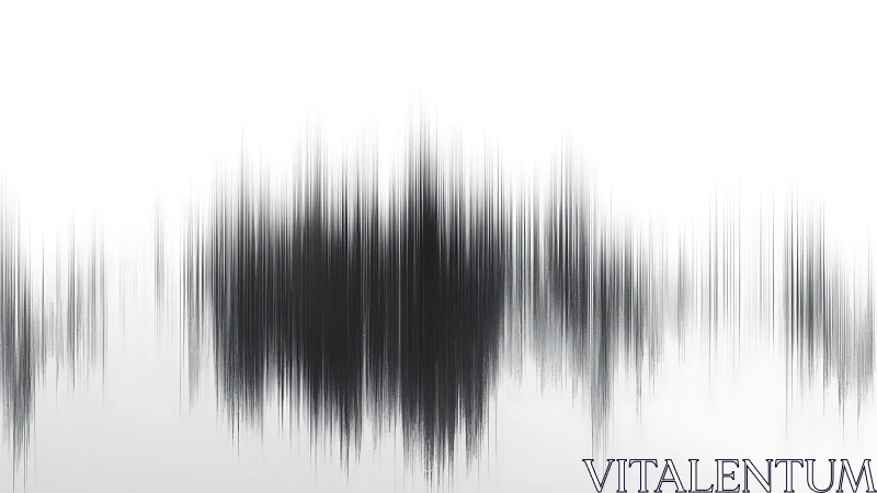Monochrome Echo Peaks Painting Sound Into Thin Air.