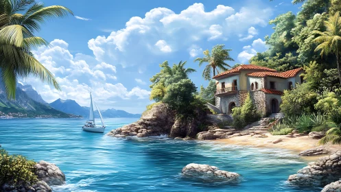 Coastal Villa Dreams by the Mediterranean.