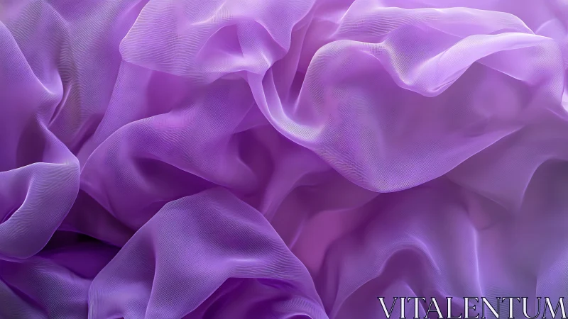 Lavender Whisper Folds Rippled into Dreamy Soft Motion.
