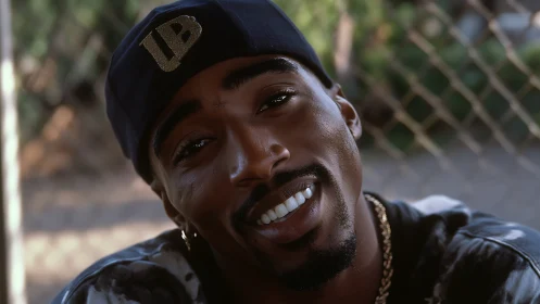 Close-up street portrait in shallow depth of field lighting