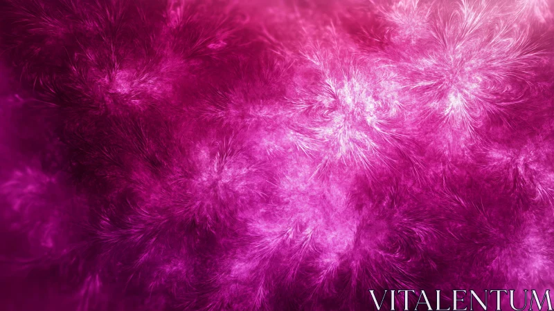 Vivid magenta abstract fractal texture with soft feathered swirls.