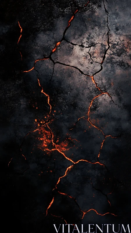 Lava's Arterial Network: Earth's Burning Veins.