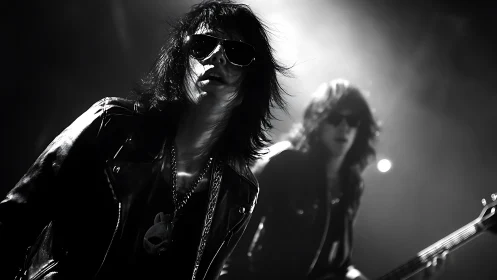 Moody rock duo leans into the spotlight with bold attitude