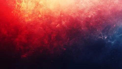 Fiery red to deep navy abstract gradient texture.