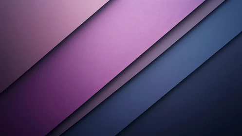 Diagonal layered bands in gradient purple and blue palette.