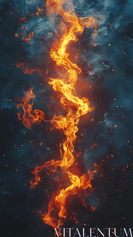 Dancing Flames: A Symphony of Fire and Shadow.