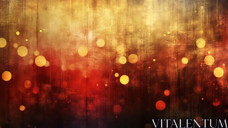 Warm Abstract Bokeh Background with Grunge Texture Effect.