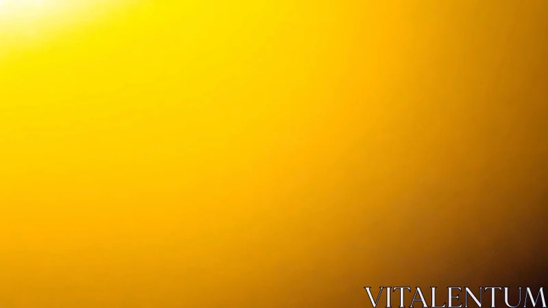 Golden gradient field merges bright yellow into amber shadow.