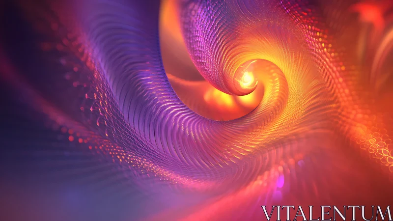 Glowing spiral currents in a dreamy neon cosmic swirl.