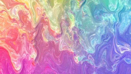 Iridescent fluid-gradient abstraction with swirling chroma fields.